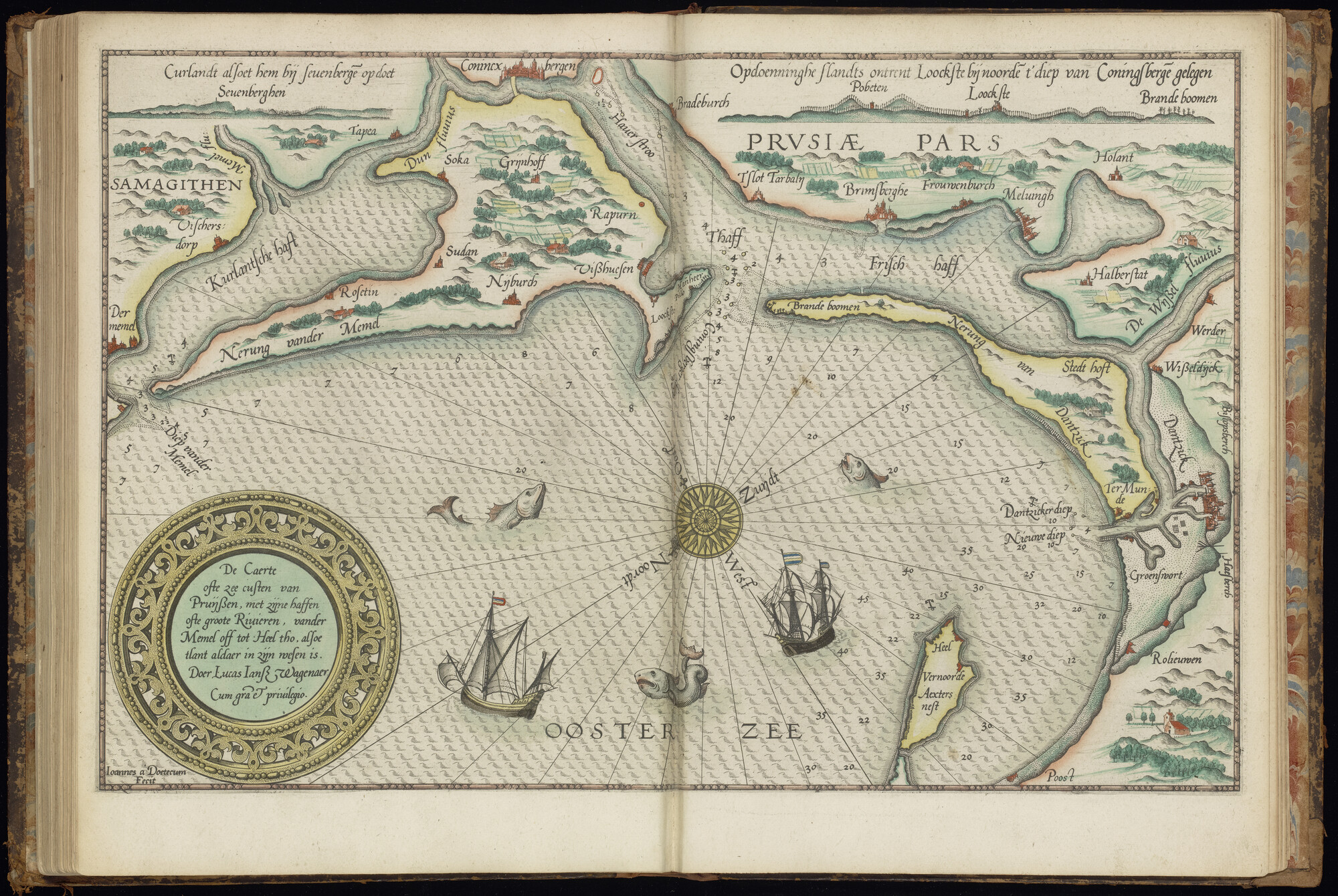 S.3034 [kaart 046]; Kaart van de Oostzee met de kusten van Polen, West-Rusland en Litouwen; kaart