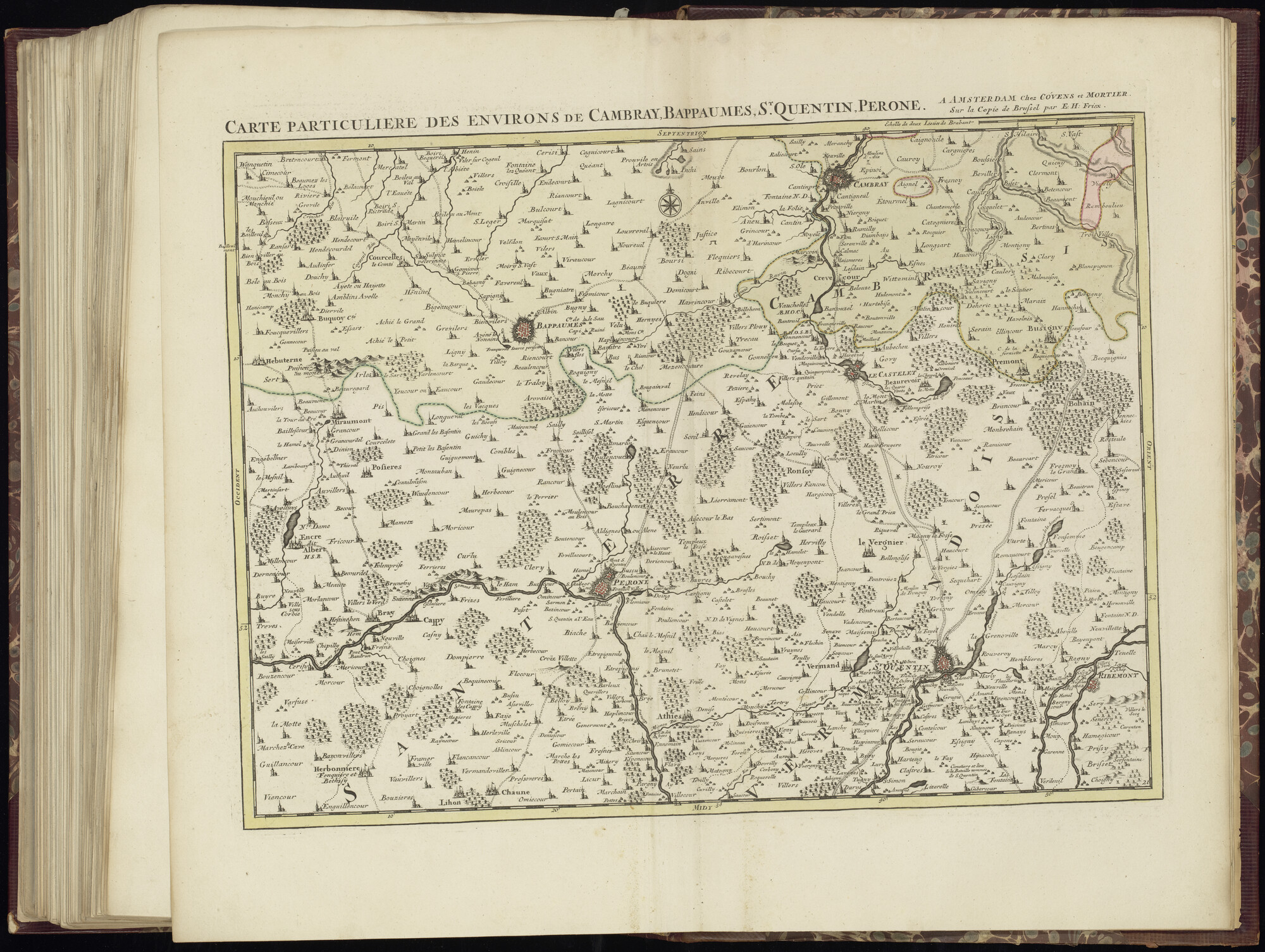 B.0032(033) [kaart 077]; Kaart van Noordwest-Frankrijk; kaart