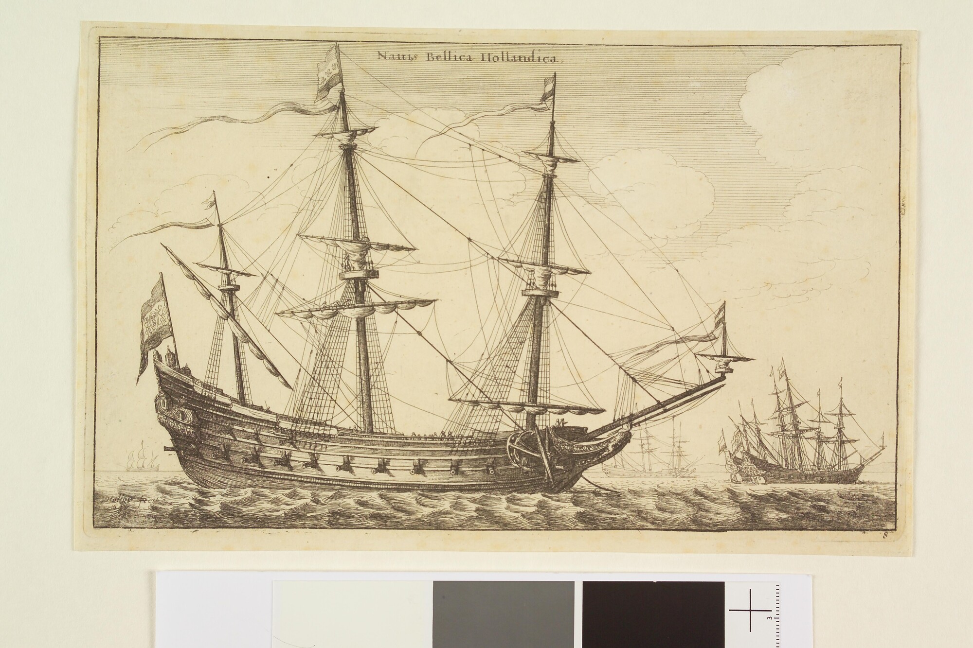 A.0149(0182); Een Amsterdams oorlogsschip; prent