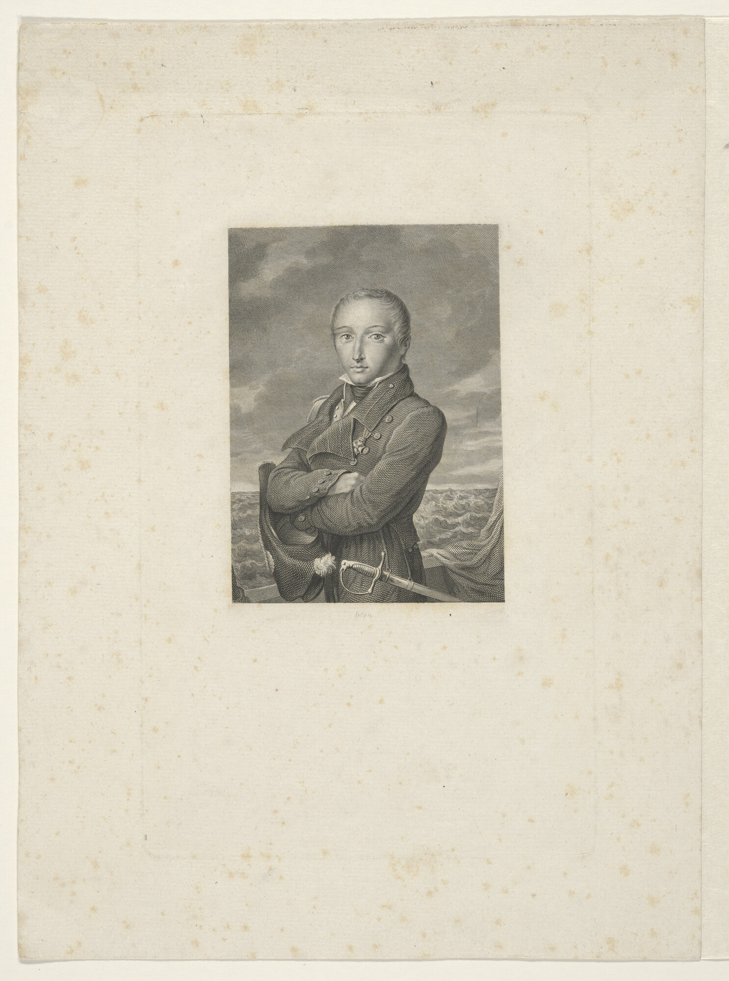 A.0964(01)63; Portret van J.C.J. van Speyk; prent