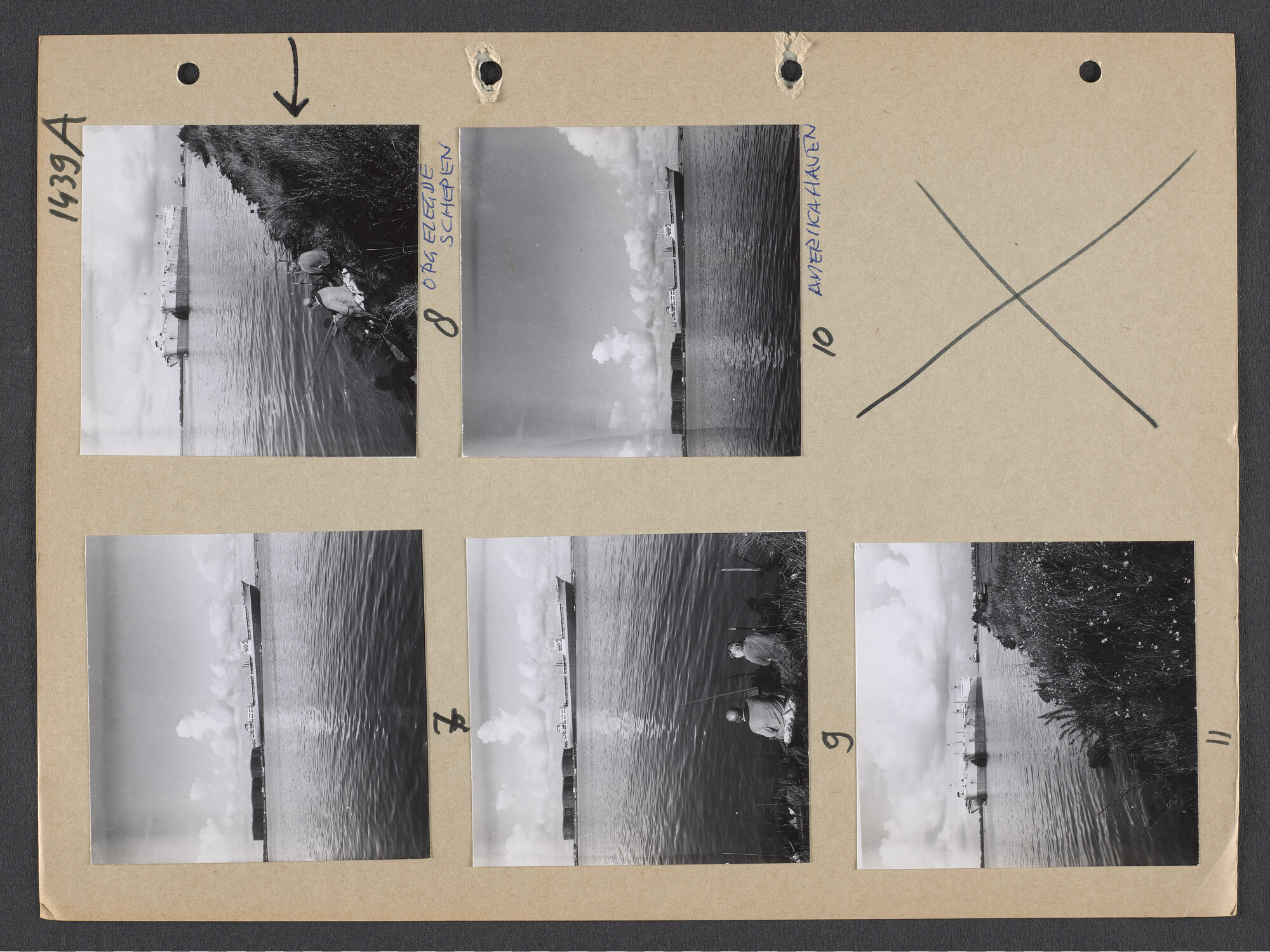 S.9102(36); Multomap met foto's door Ben Burgers, samengesteld door de Vereniging De Amsterdamsche Haven; foto