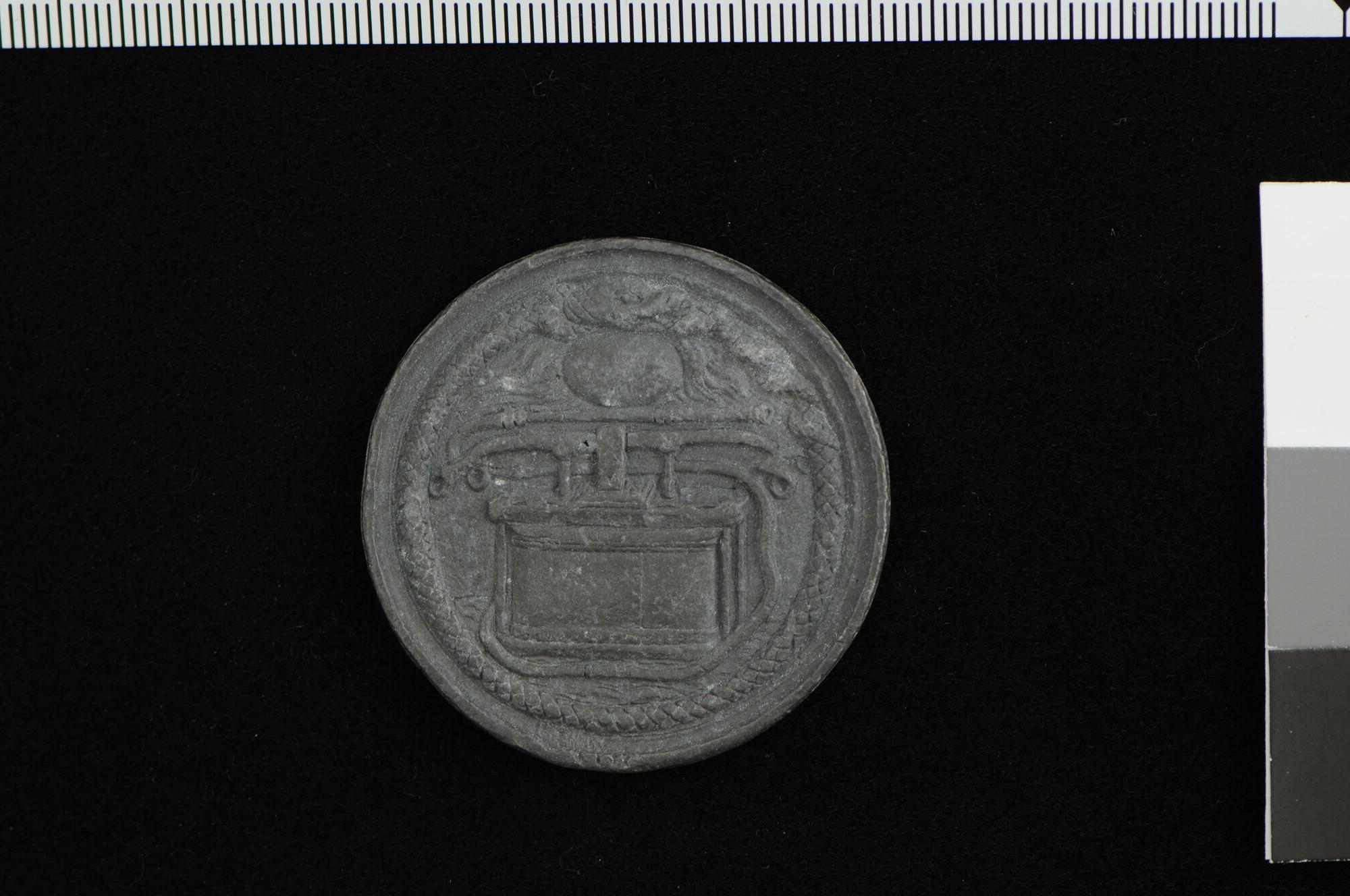 S.4626(07); Brandspuitpenning van de VOC Amsterdam; penning