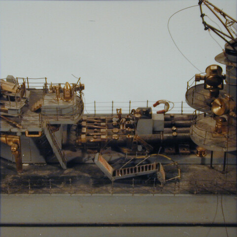 B.0203(01); Model van de torpedobootjager Hr.Ms. Isaac Sweers; scheepsmodel
