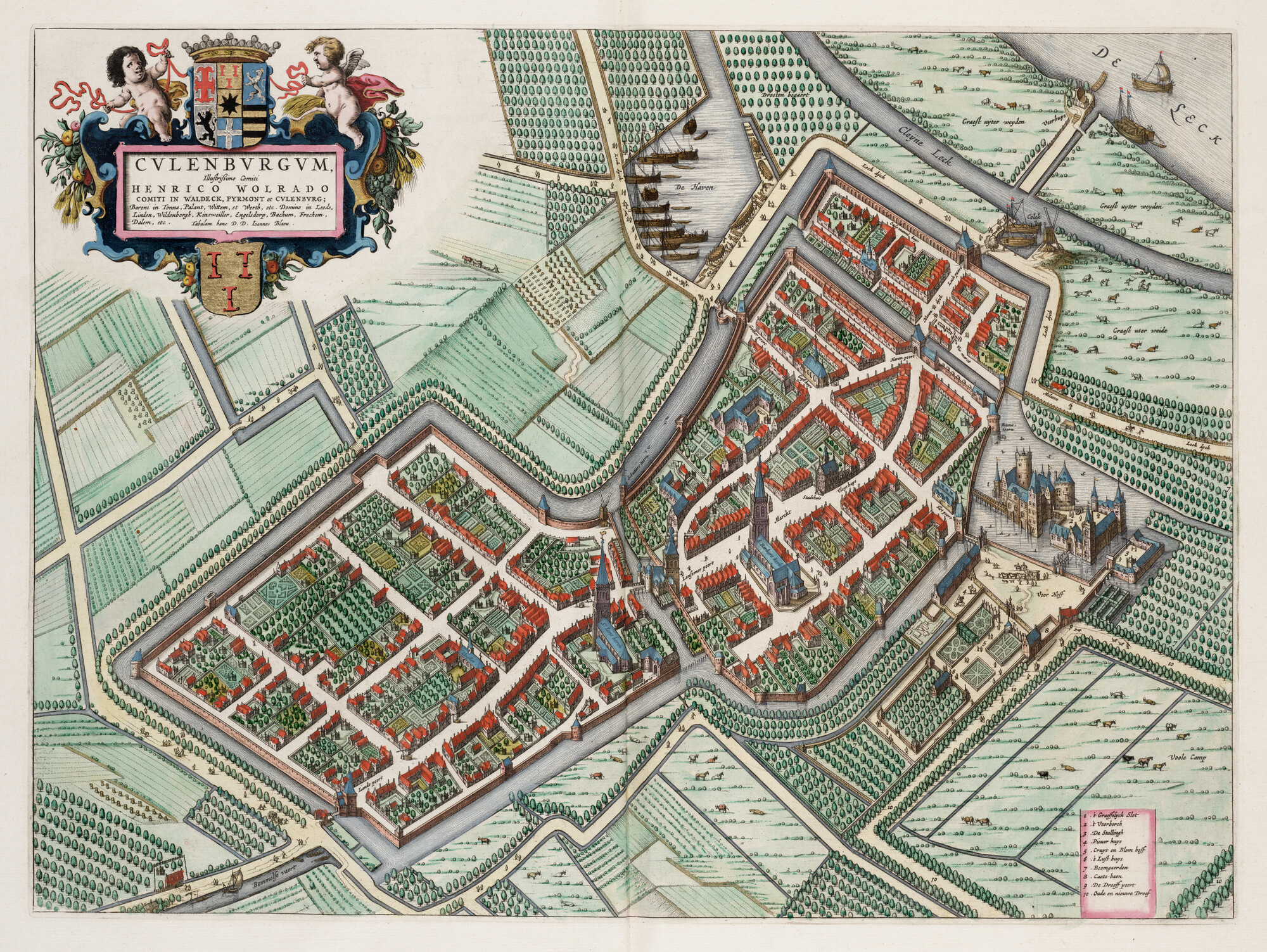 S.1034(15) [kaart 019]; Kaart van Culemborg; landkaart