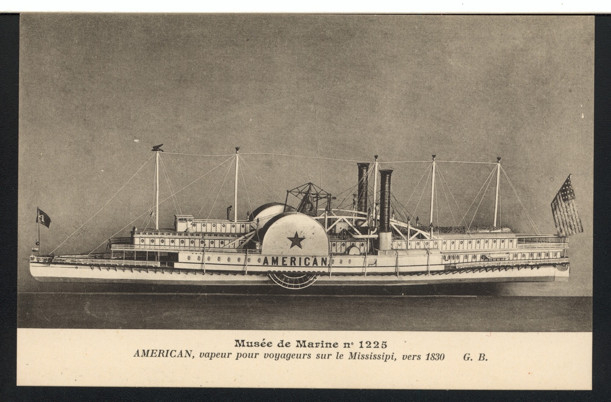 A.4876(397); Mapje van het Musee du Louvre (Musée de Marine) met 50 prentbriefkaarten met; prentbriefkaart-serie