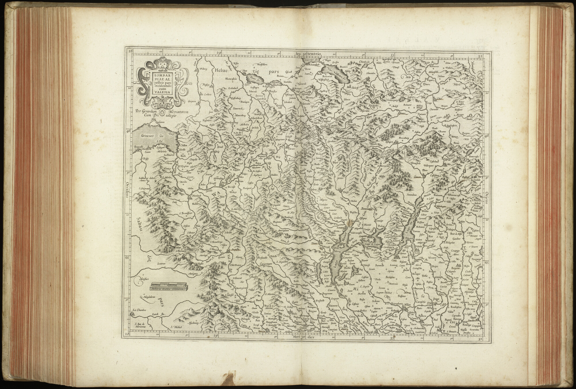 A.0145(227) [kaart 126]; Kaart van Noord-Italië, Zuid-Zwitserland en Zuidoost-Frankrijk; kaart