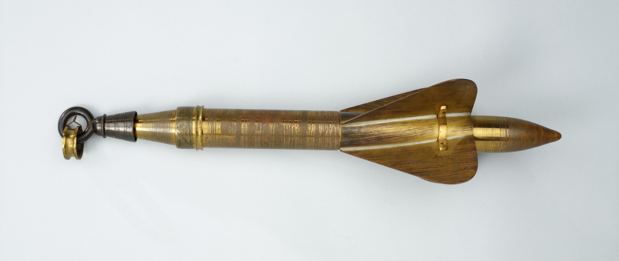 S.0239; Mechanisch (patent) log door Edward Massey, Londen, in bijbehorende kist; patentlog