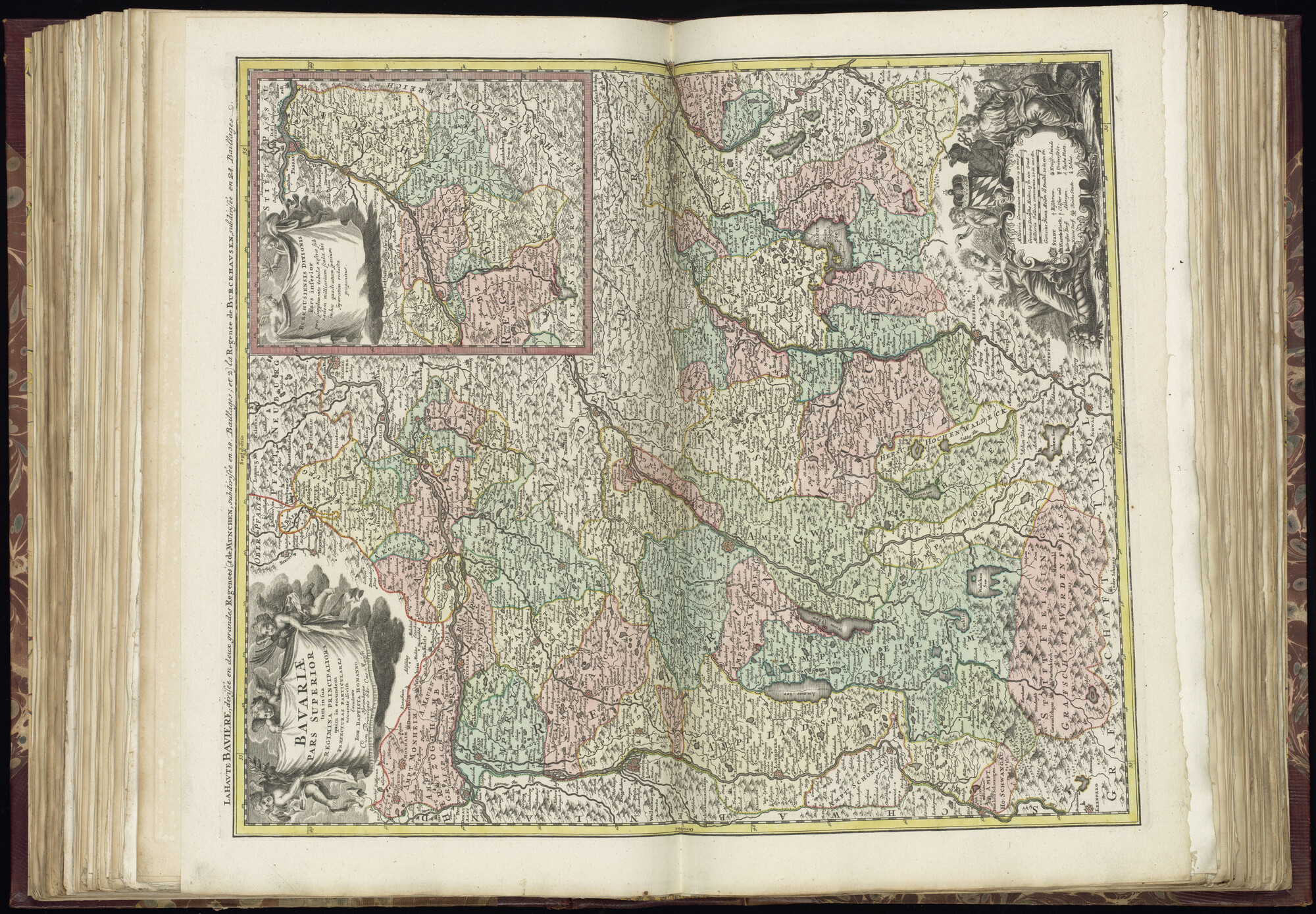 B.0032(028) [kaart 072]; Kaart van Zuidoost-Duitsland en Noord-Oostenrijk; kaart