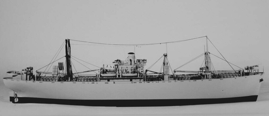 S.5150; Model van een Liberty-schip; scheepsmodel