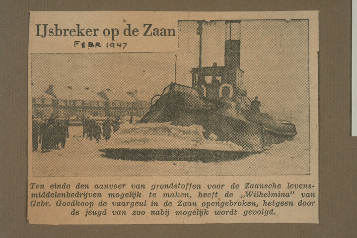 2001.1755; Omslag met vele foto's en knipsels van meest bergingsactiviteiten door Reederij v/h Gebroeders Goedkoop te Amsterdam in de periode 1929 / 1949; omslag