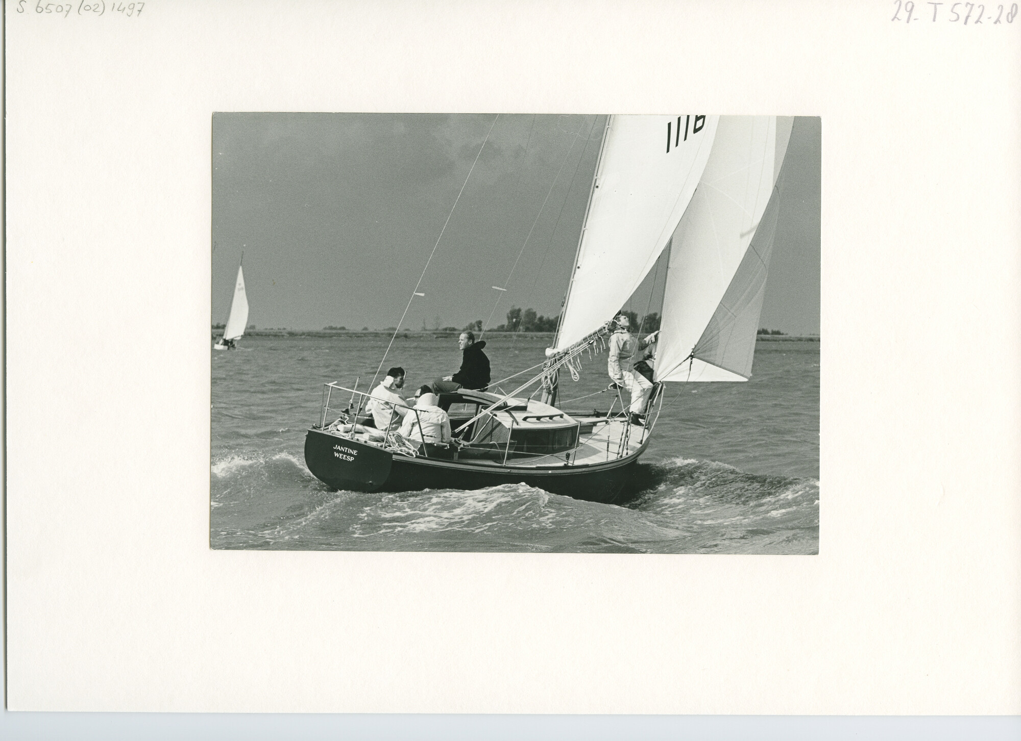S.6507(02)1497.02; Zwart-wit foto van de Trintelwedstrijd 1966; foto