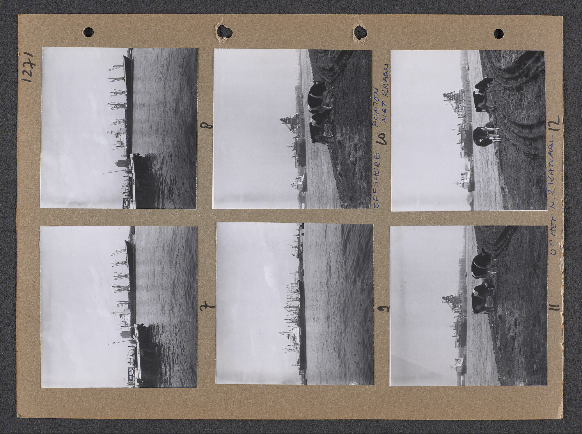 S.9102(32); Multomap met foto's door Ben Burgers, samengesteld door de Vereniging De Amsterdamsche Haven; foto