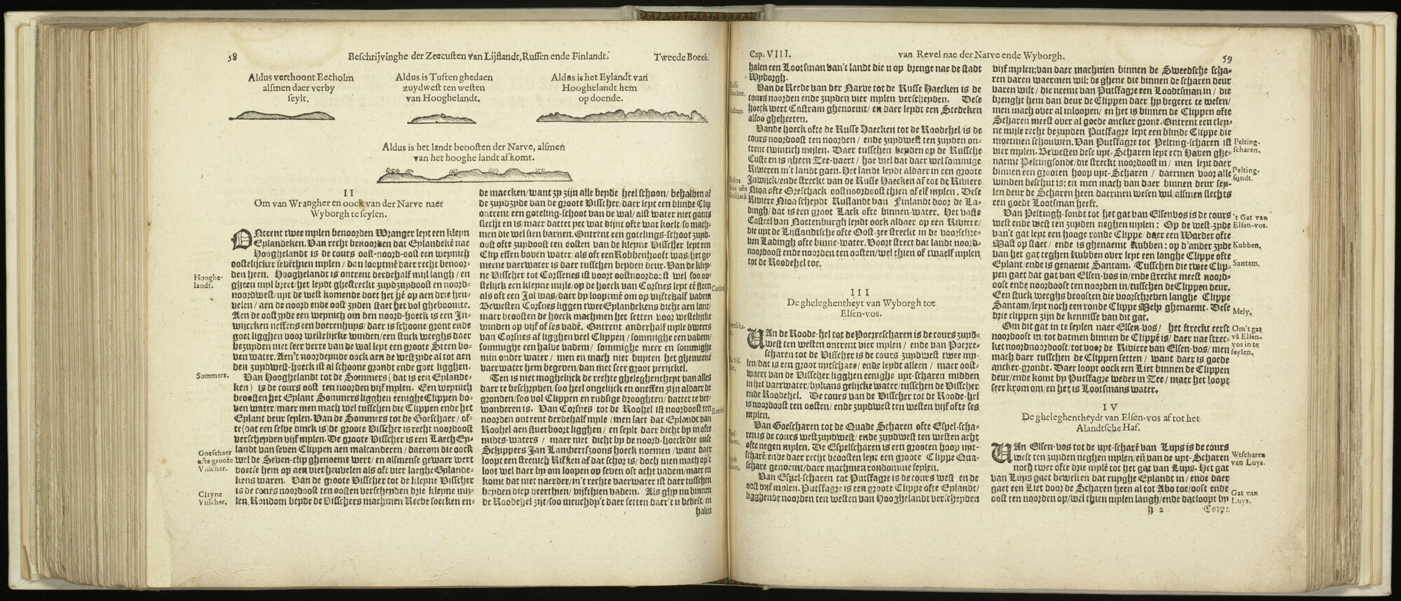 S.1496 [kaart 102]; Beschrijving en kustaanzicht van Oost-Estland; kaart