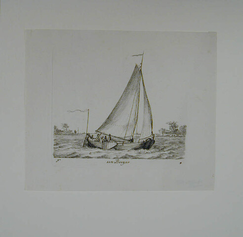 A.0149(0138); Prent uit de suite 'Verscheide soorten van Hollandse schepen'; prent