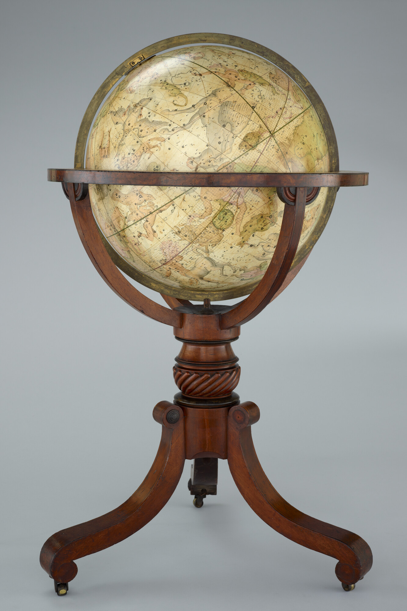 A.0145(025)12; Hemelglobe van 53,5 cm. in doorsnede door John en William Cary, 1799; globe