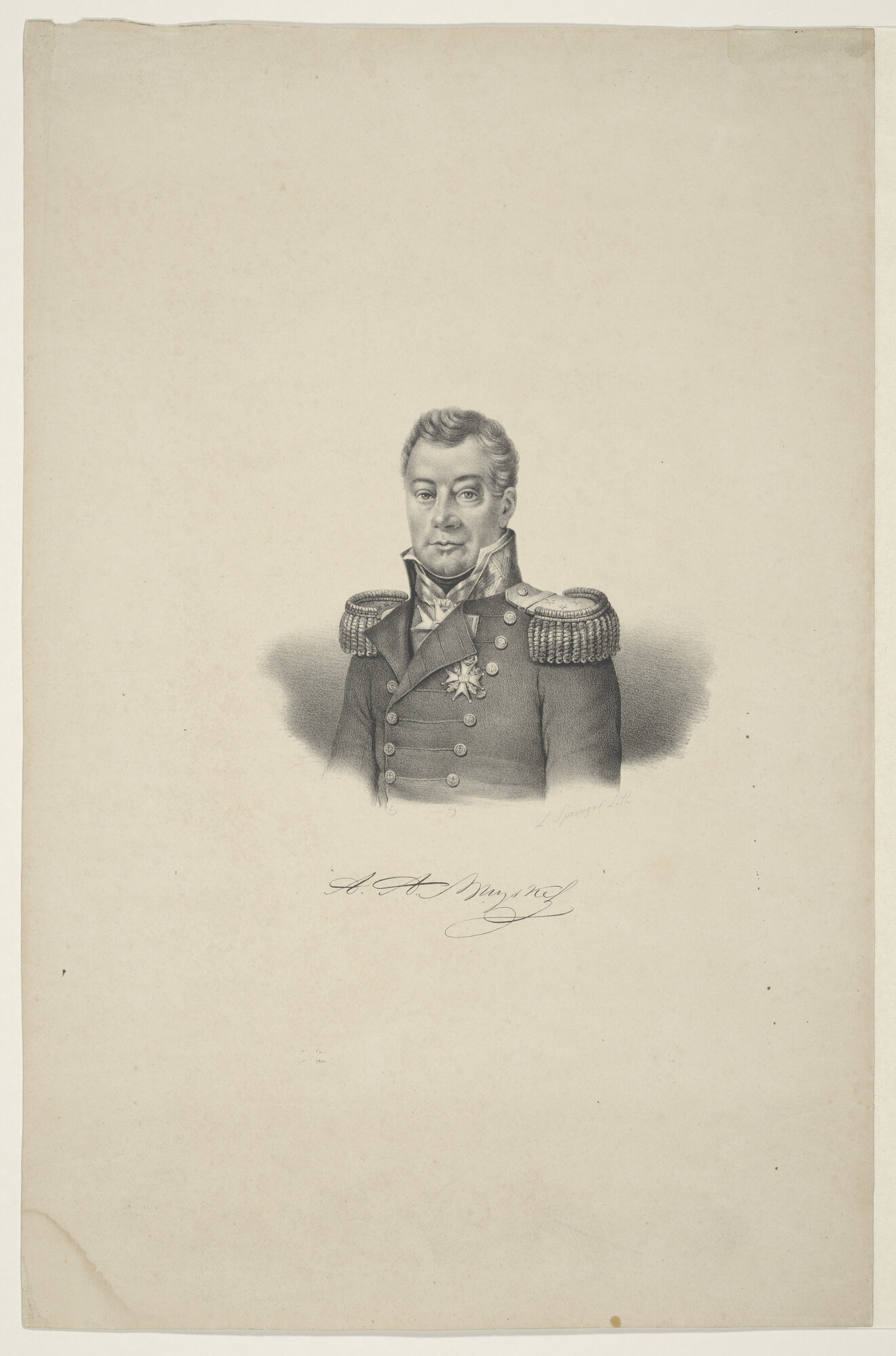 A.1367(05)52; Portret van Vice-Admiraal A.A. Buyskes; prent