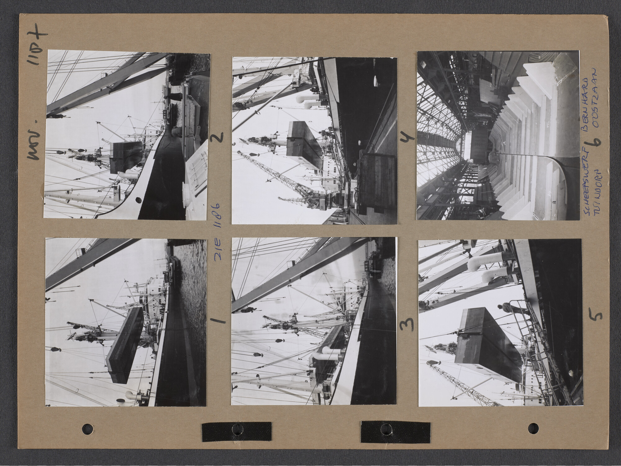 S.9102(30); Multomap met foto's door Ben Burgers, samengesteld door de Vereniging De Amsterdamsche Haven; foto