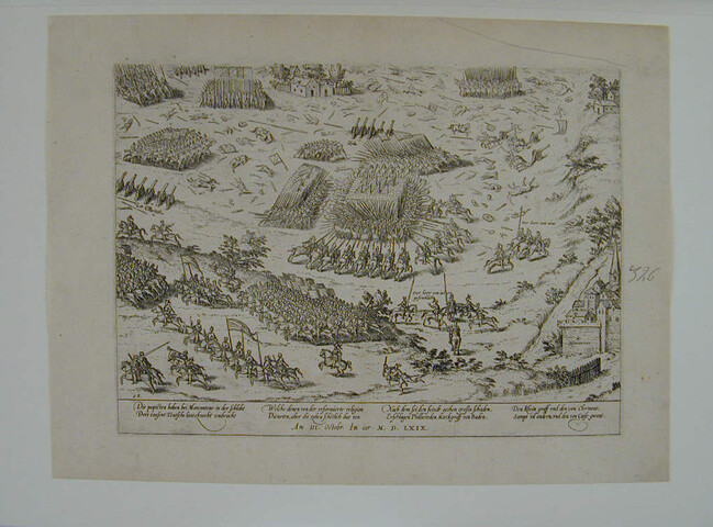 A.0145(027)045; Slag bij Moncontour, 3 oktober 1569; prent