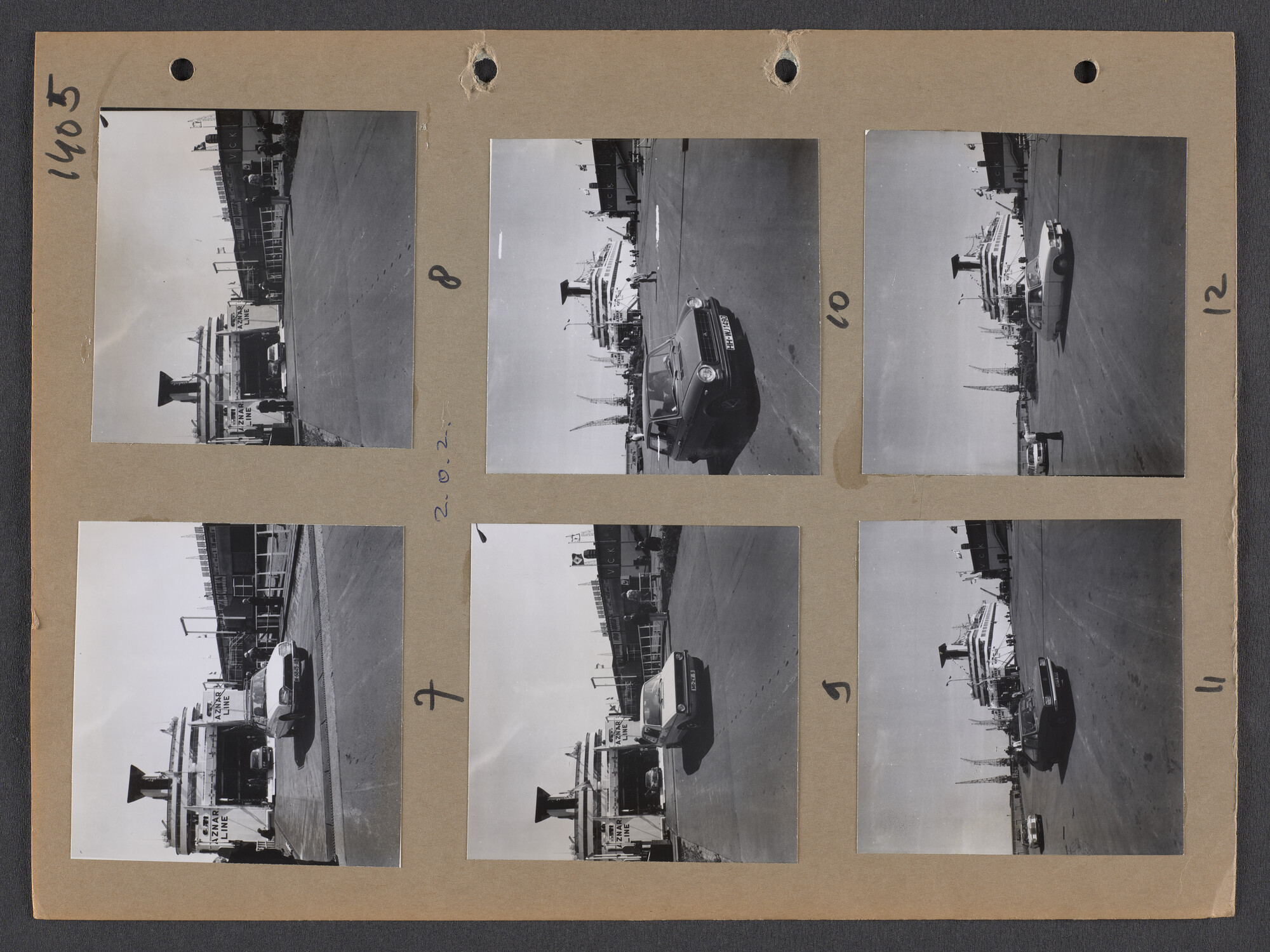 S.9102(36); Multomap met foto's door Ben Burgers, samengesteld door de Vereniging De Amsterdamsche Haven; foto