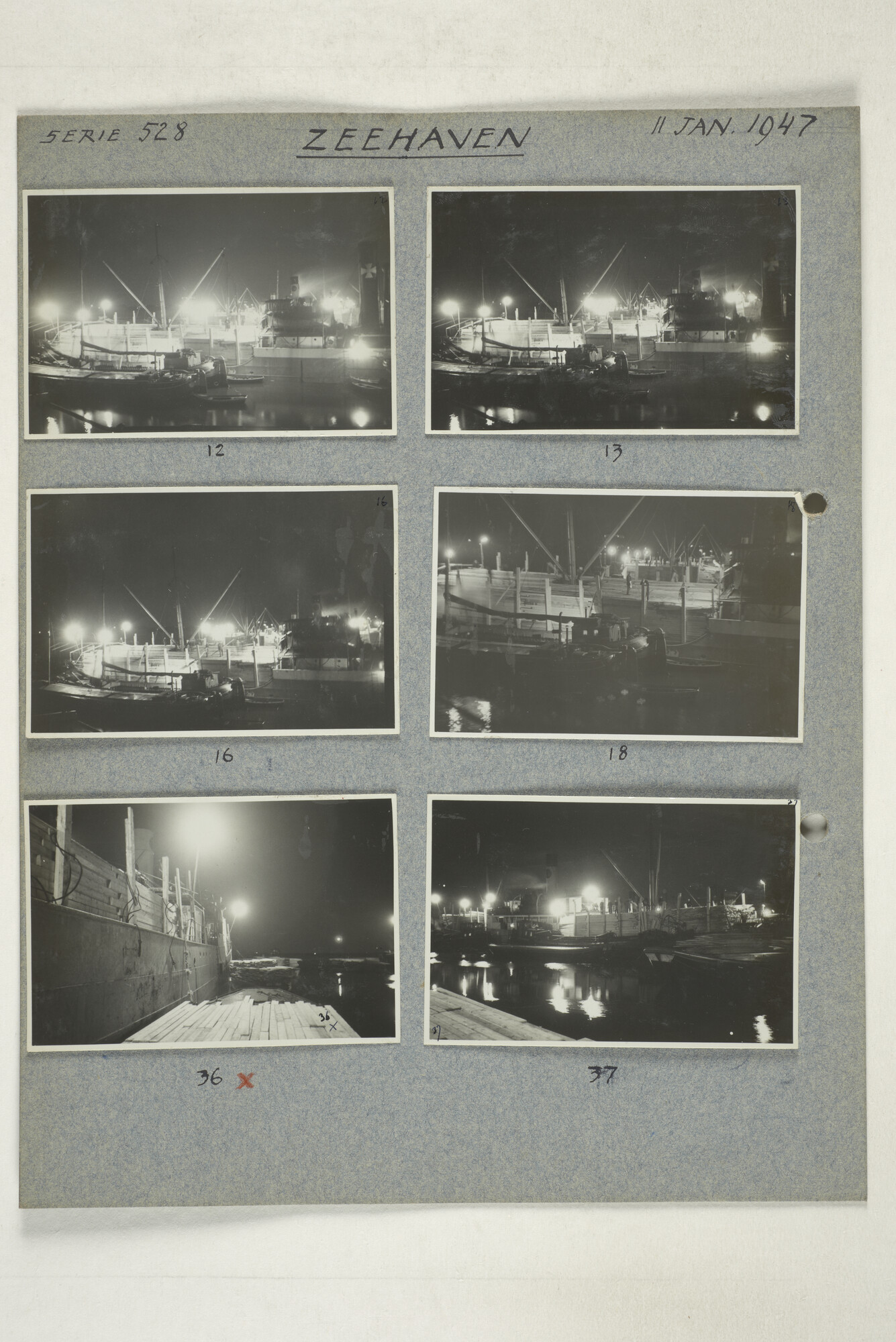 1998.2179; Omslag met een grote hoeveelheid proef foto's gemaakt in opdracht van de Gemeente Handelsinrichtingen in Amsterdam; omslag