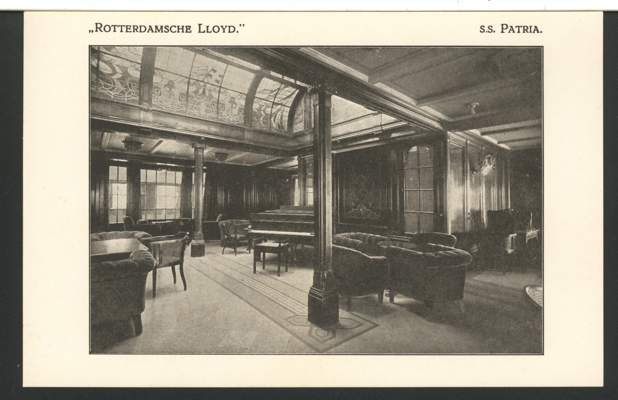 2002.0773; Het passagiersschip ss. 'Patria' van de Rotterdamsche Lloyd; prentbriefkaart-serie