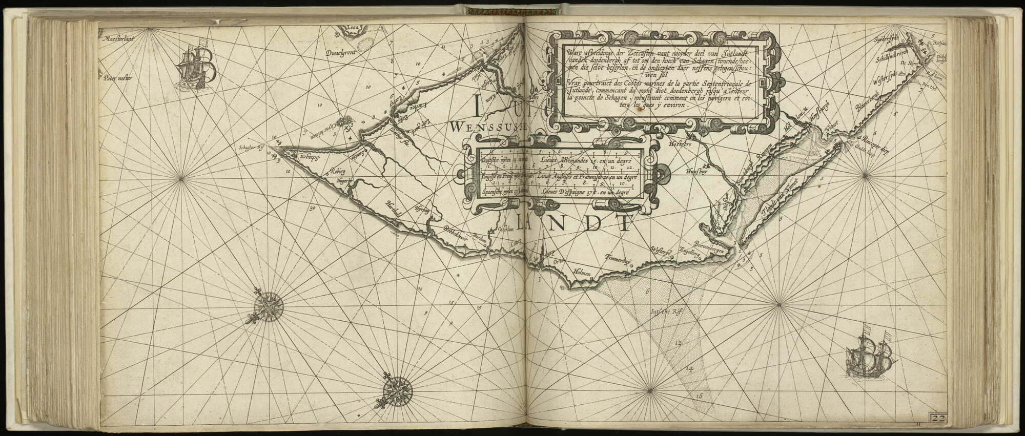 S.1496 [kaart 084]; Kaart van Noord-Denemarken; kaart