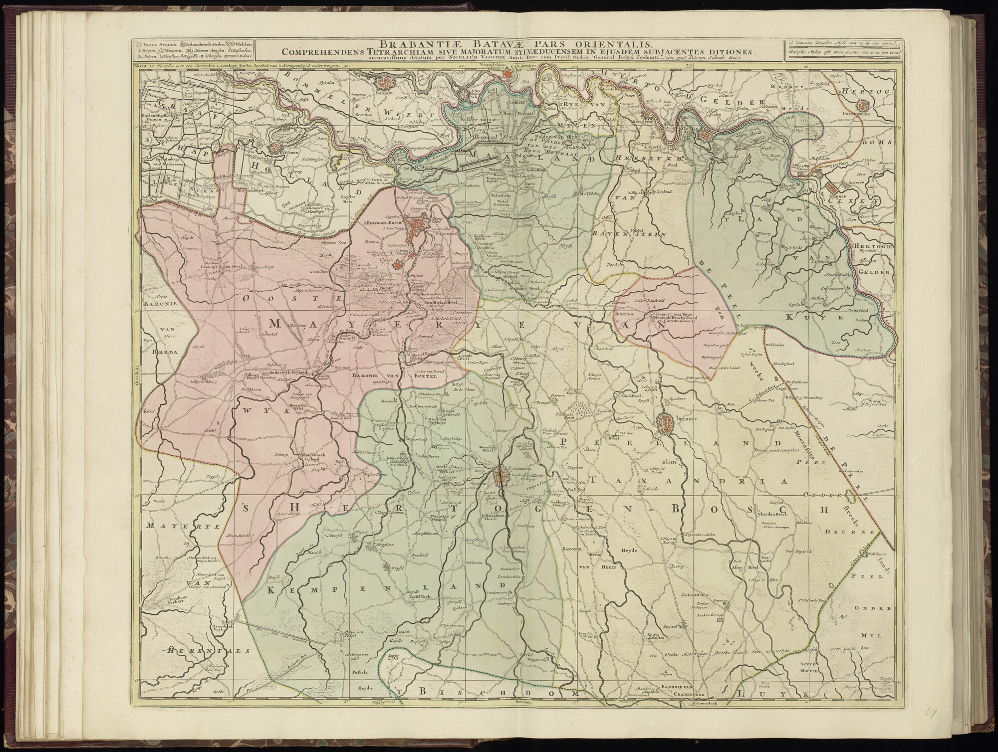 B.0032(029) [kaart 015]; Kaart van Brabant; kaart