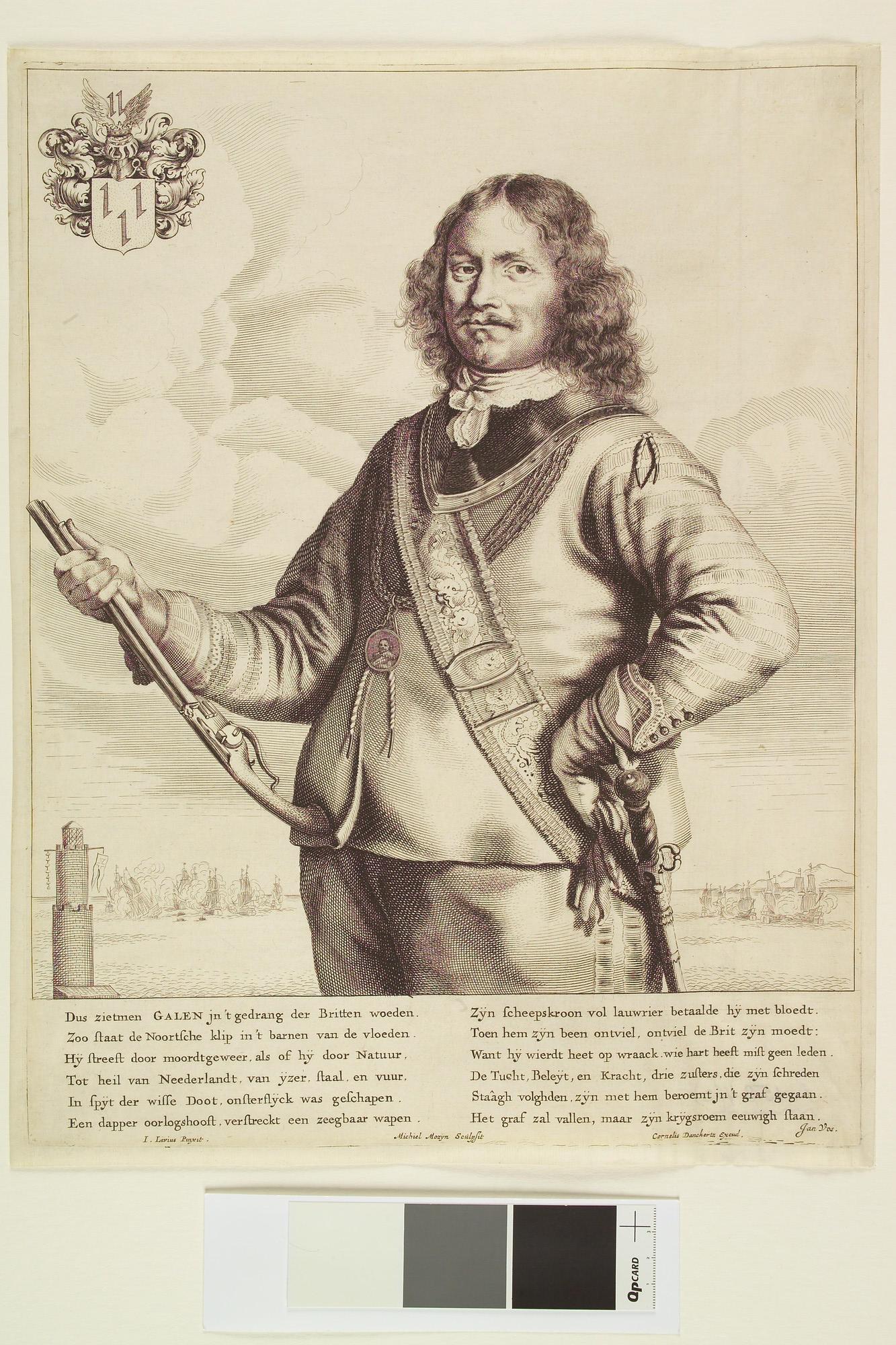 A.1584(02); Portret van Admiraal Jan van Galen; prent