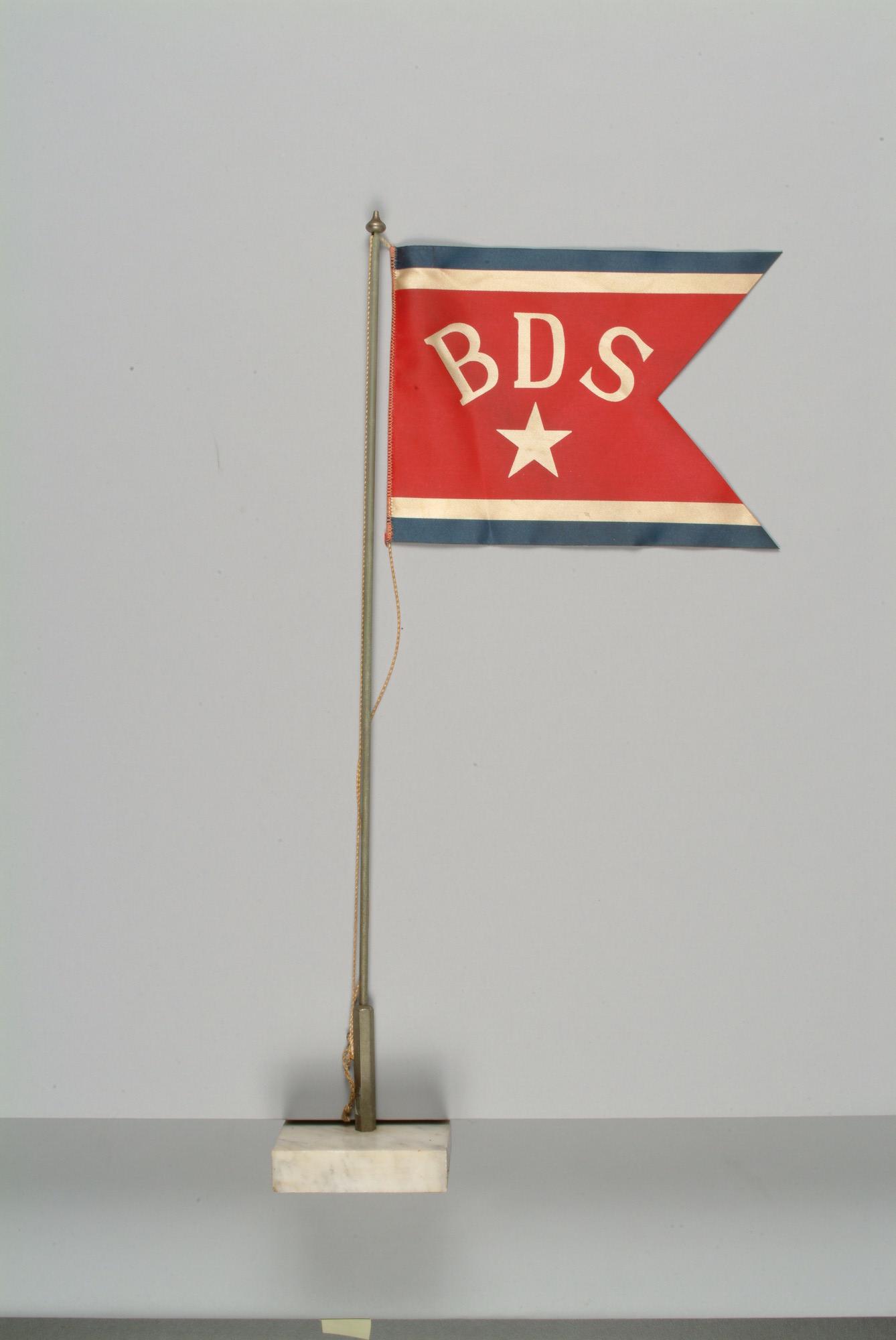 1997.3001; Tafelvlag van de rederij BDS; vlag