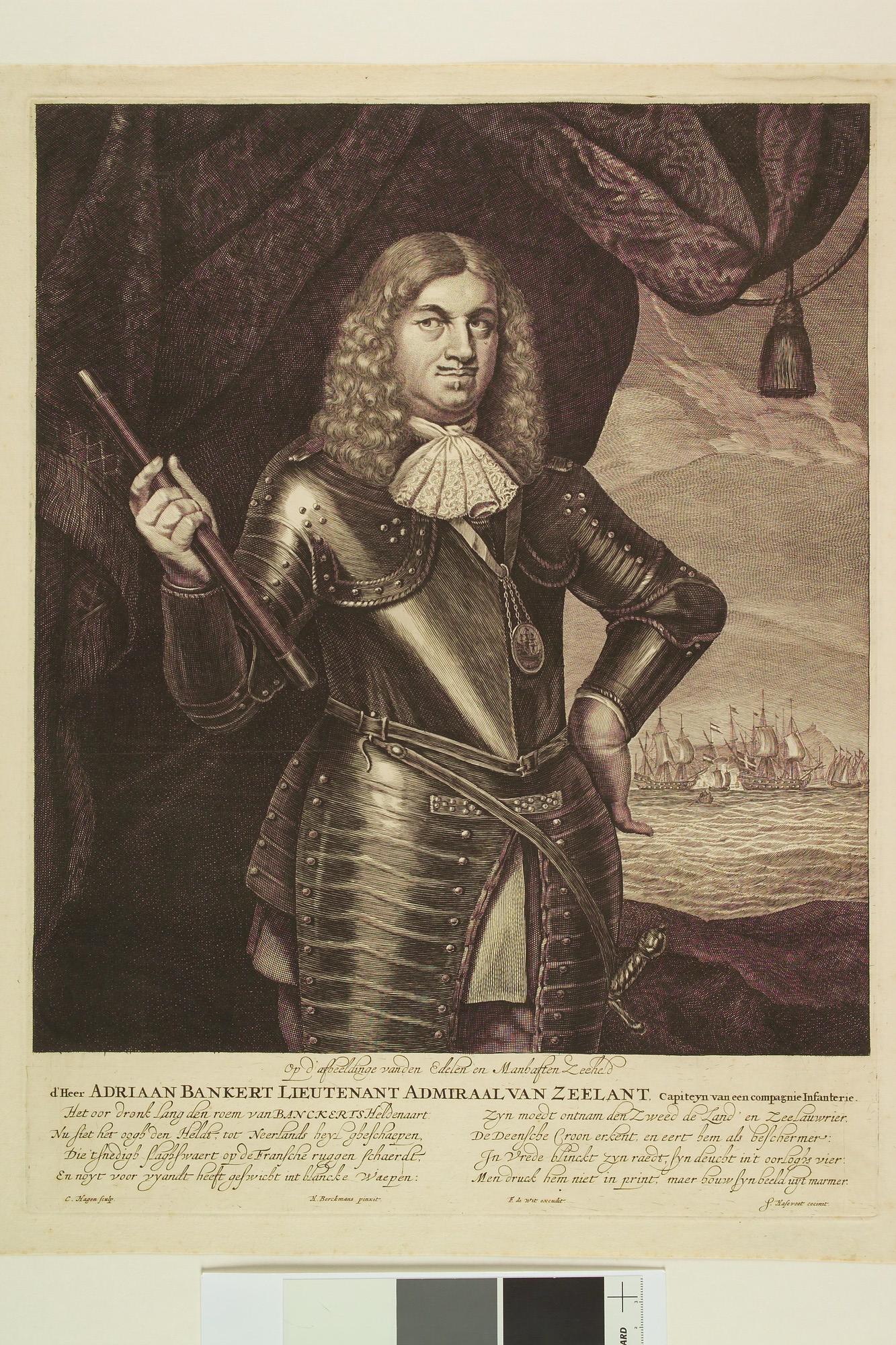 A.2737(01); Portret van admiraal Adriaan Banckert; prent