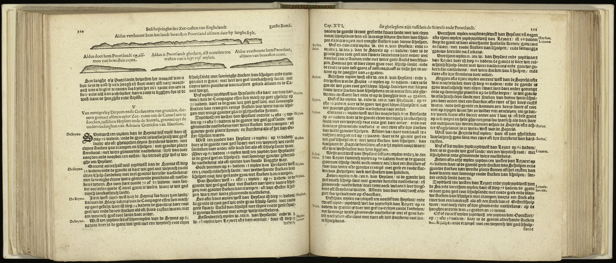 S.1496 [kaart 065]; Beschrijving en kustaanzicht van Zuid-Engeland; kaart