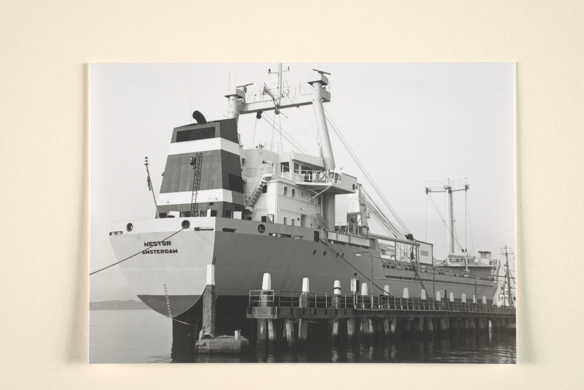 1995.6891; Het containerschip ms. Nestor van de KNSM; foto