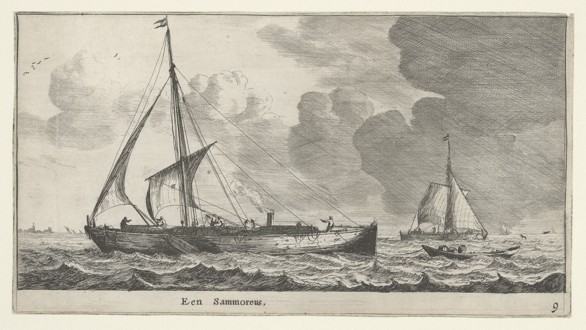 A.0149(0283); Een sammoreus; prent