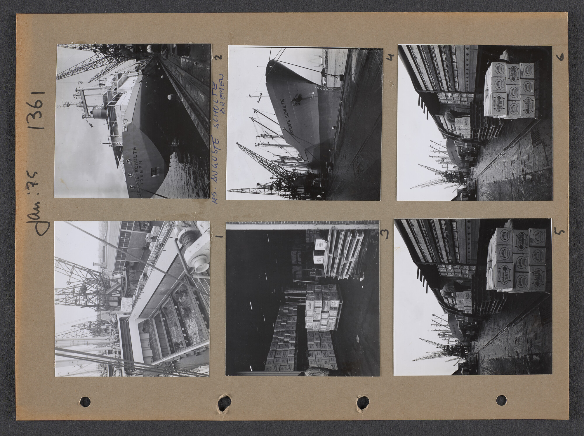 S.9102(35); Multomap met foto's door Ben Burgers, samengesteld door de Vereniging De Amsterdamsche Haven; foto