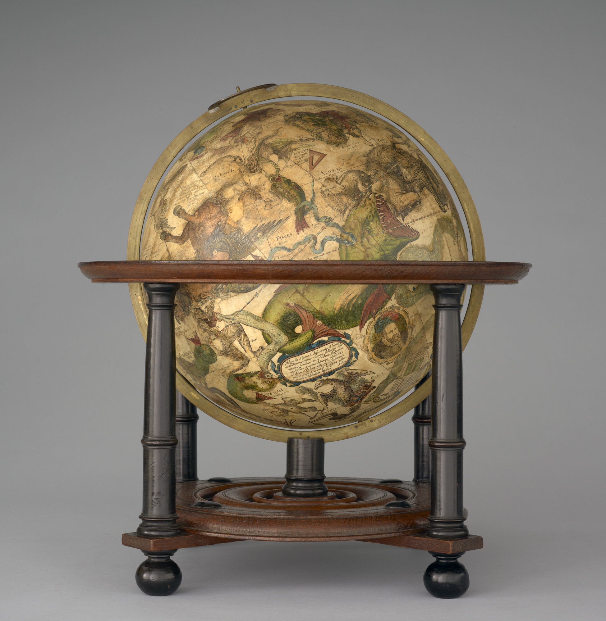 A.0145(025)04; Hemelglobe van 34 cm. in doorsnede door Willem Jansz. Blaeu uit 1603, in een uitgave van na 1621; globe