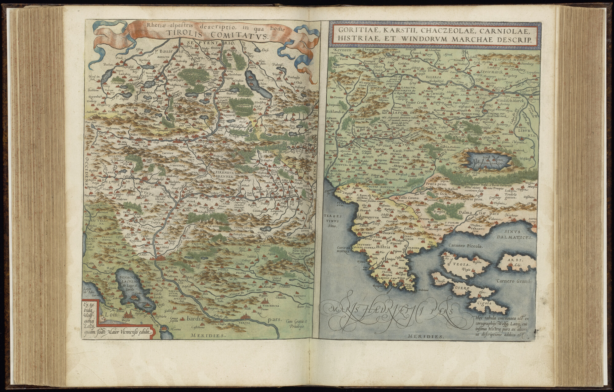 A.0145(042) [kaart 059]; Kaart van West-Oostenrijk en Noord-Italië en kaart van Noordwest-Kroatië; kaart