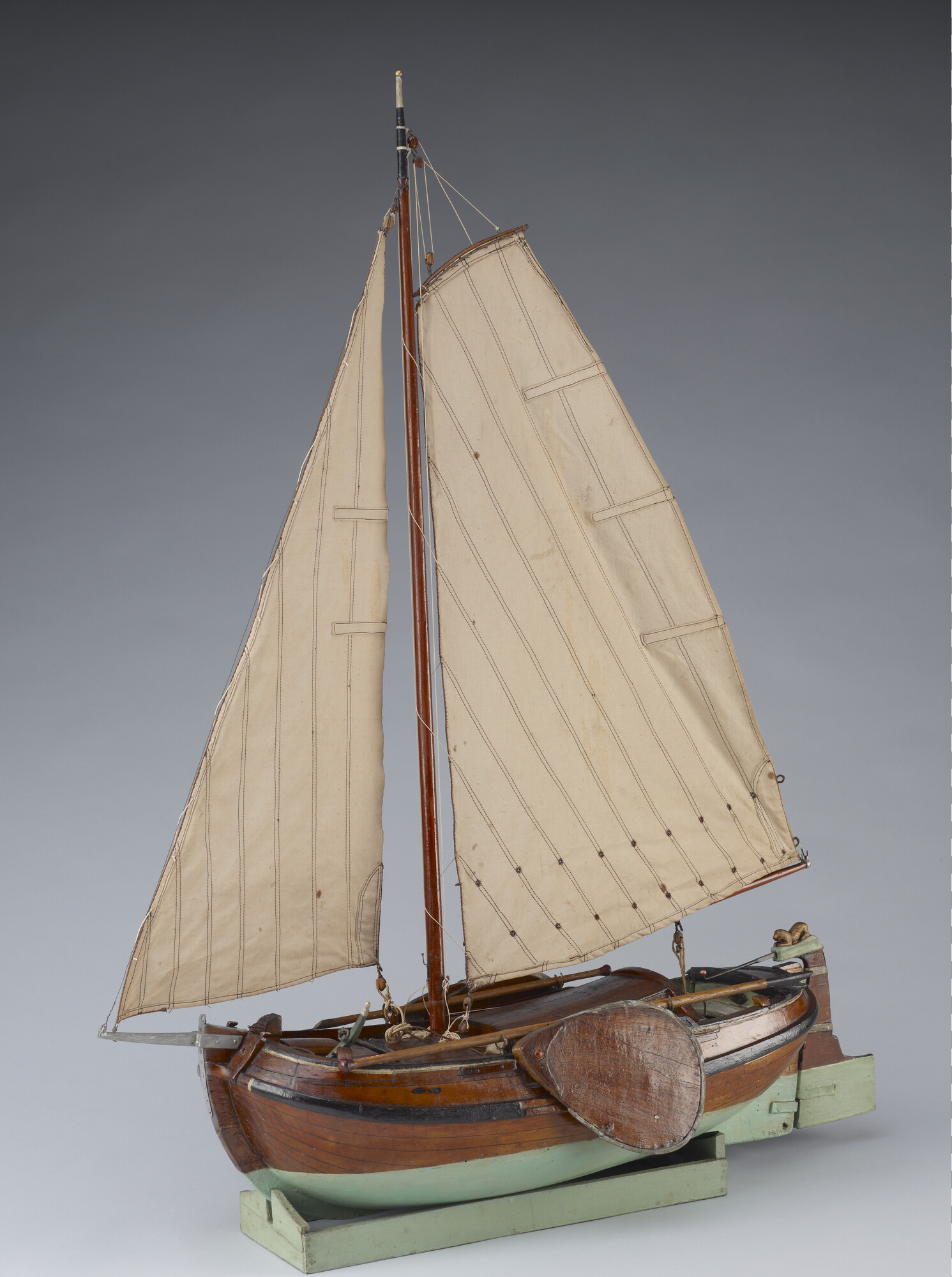 S.0906(01); Model van een Friese boeier; scheepsmodel