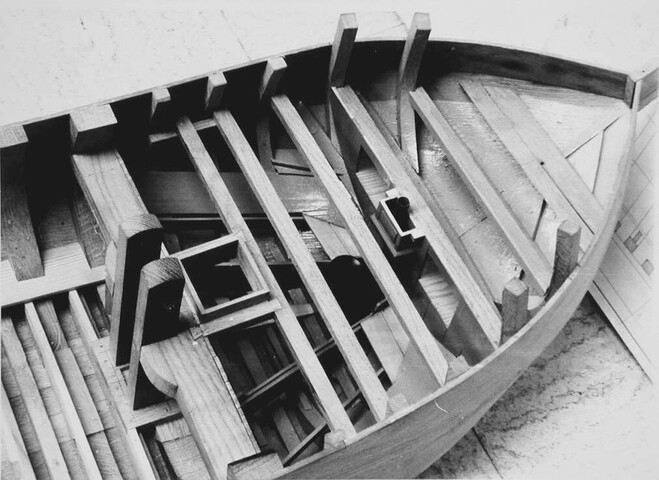 A.5277; Model van de Zeeuwse hengst GRA 1; scheepsmodel