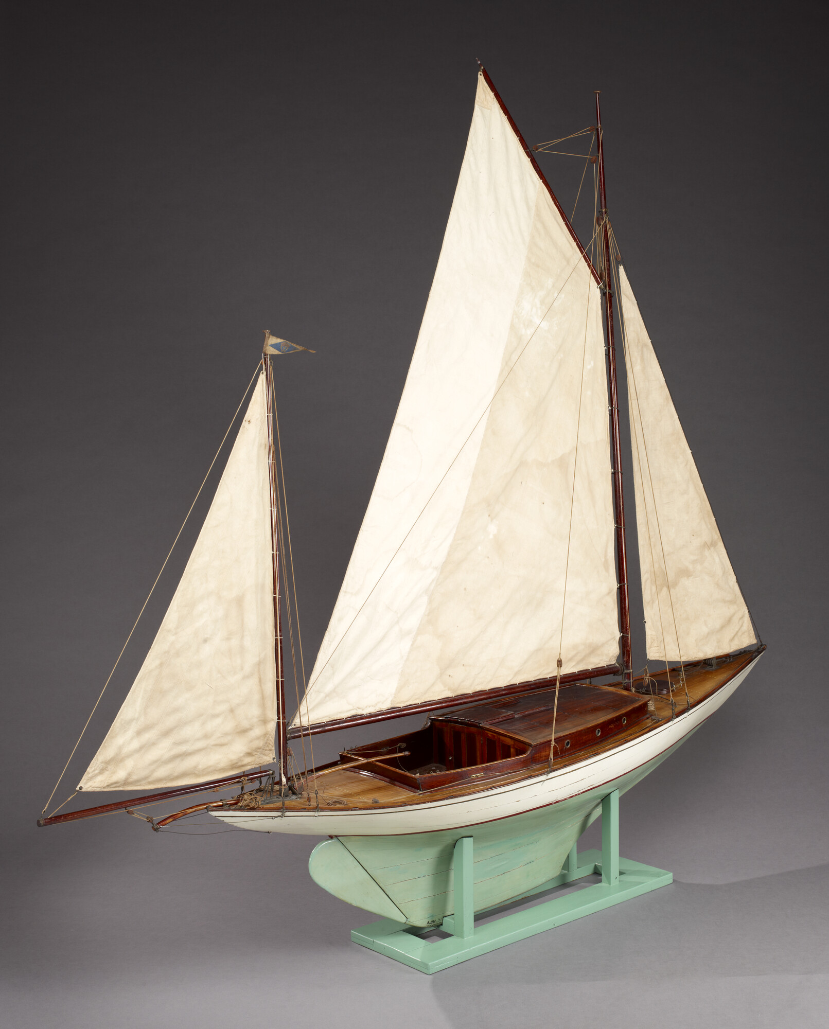 A.1110(01); Model van kieljacht Prinses Juliana; scheepsmodel