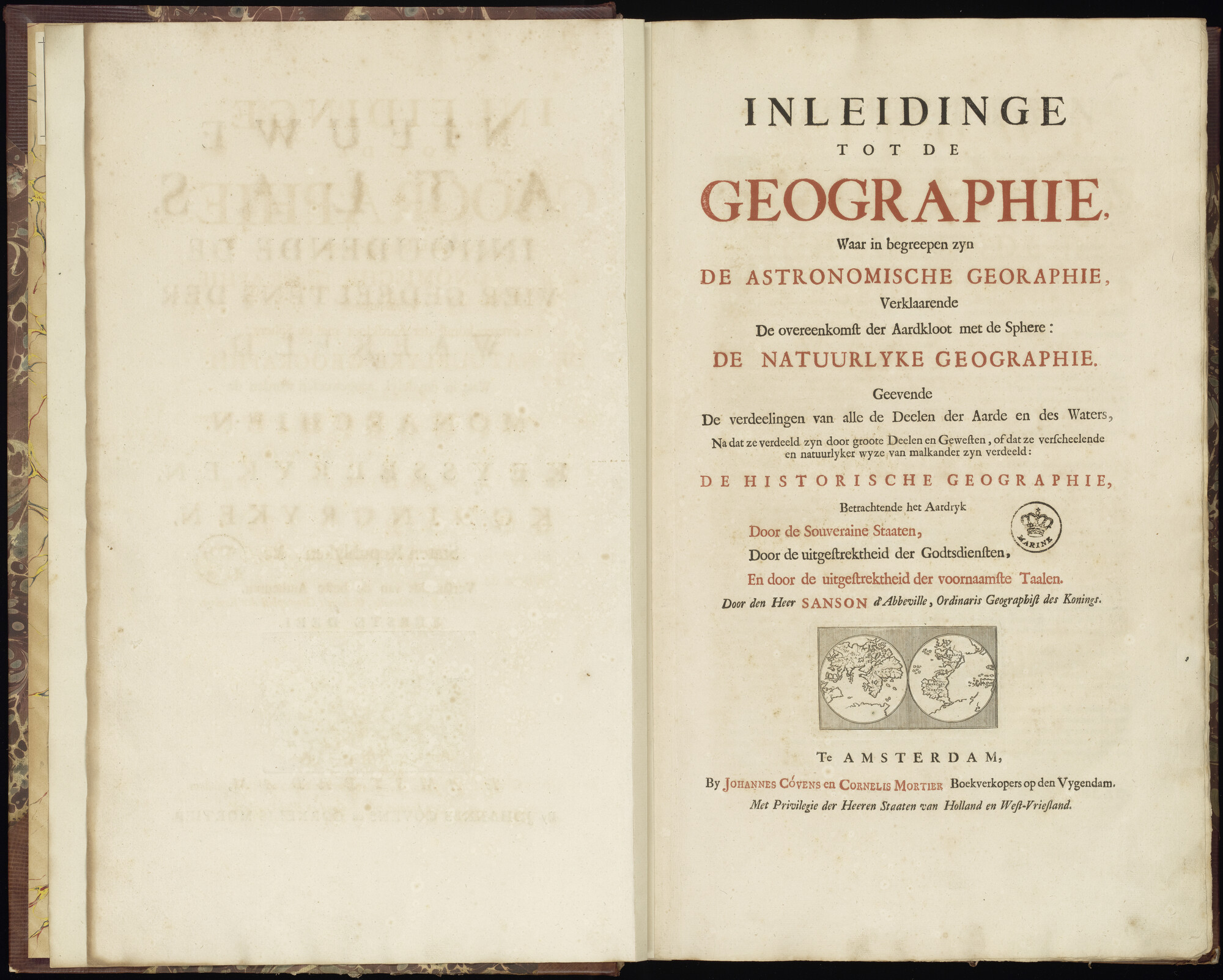B.0032(027) [kaart 002]; Inleiding tot de geographie; kaart