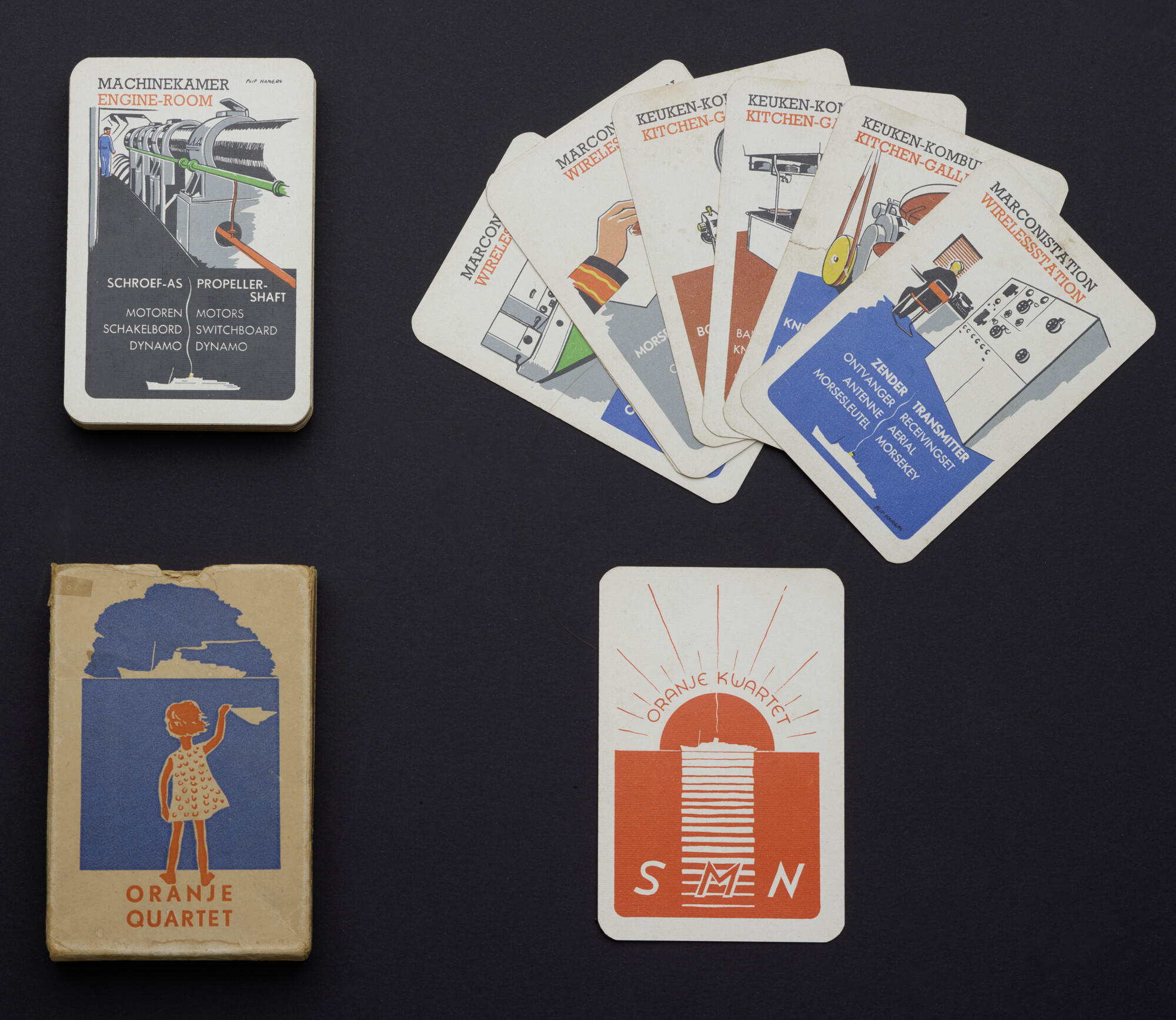 1992.1238; Kwartetspel 'Oranje'; spel