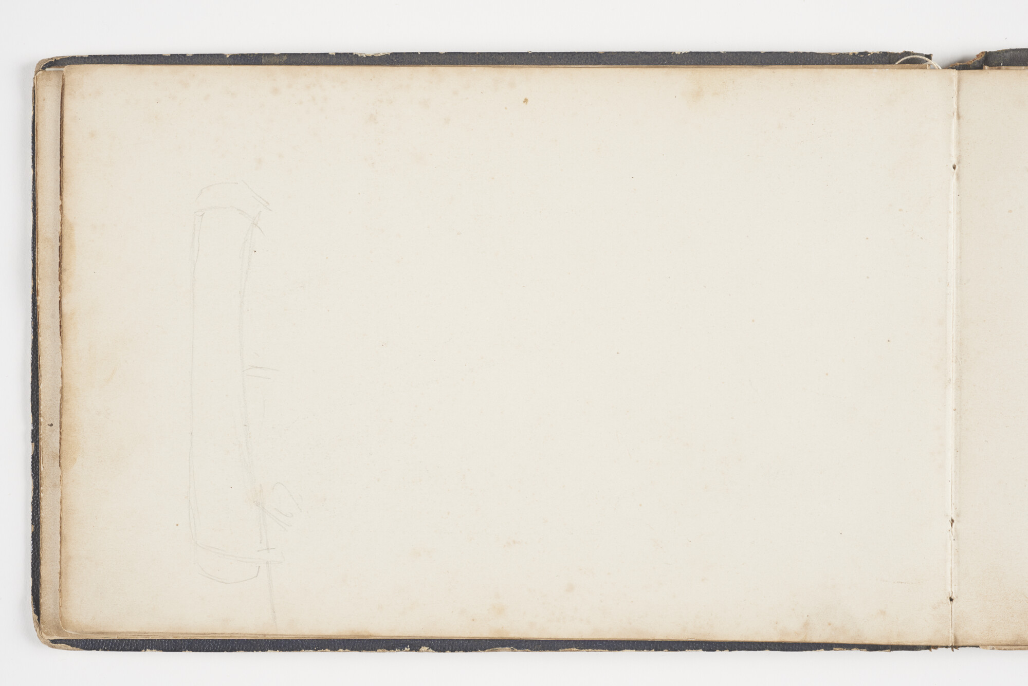 A.2019(01); Schetsboek met studies van binnenvaartschepen en zeeschepen; schetsboek
