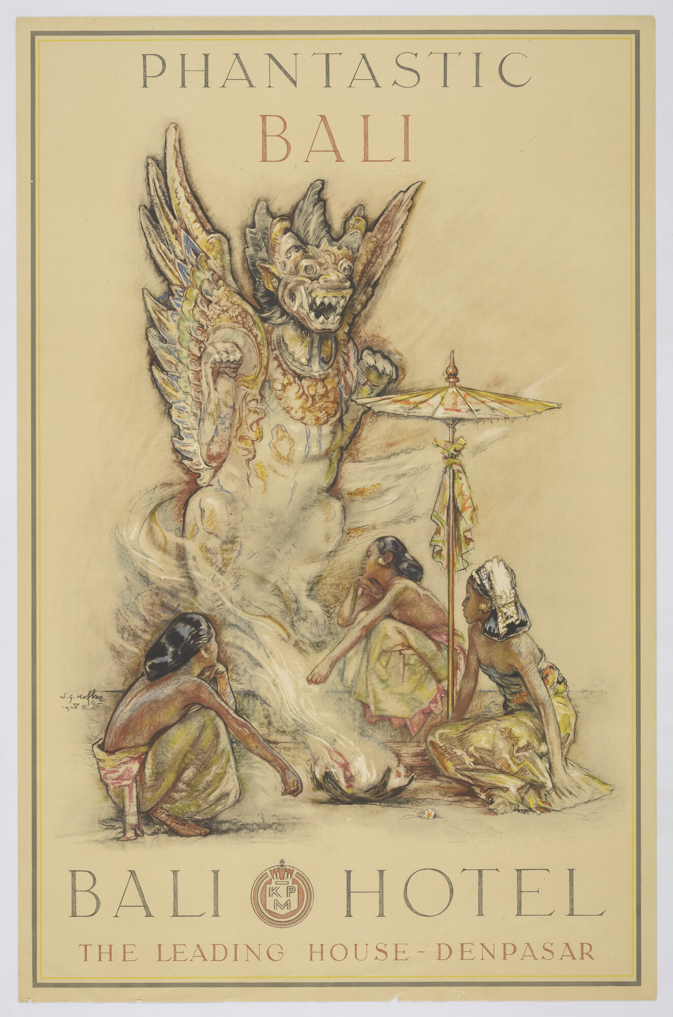 S.6483(3244); Phantastic Bali, 1948; affiche