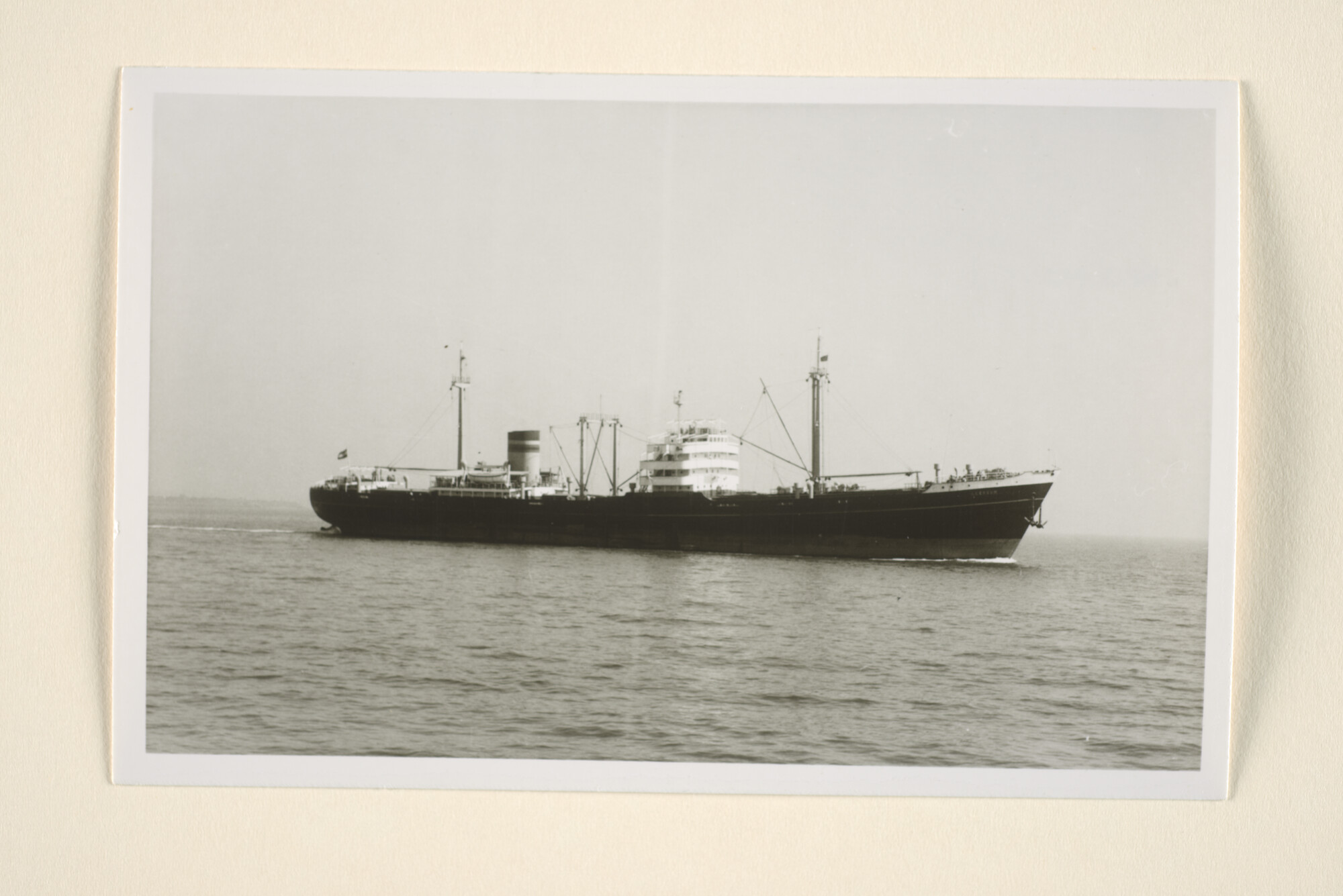 1995.7003; Het vrachtschip ms. 'Leersum' van de NV; foto