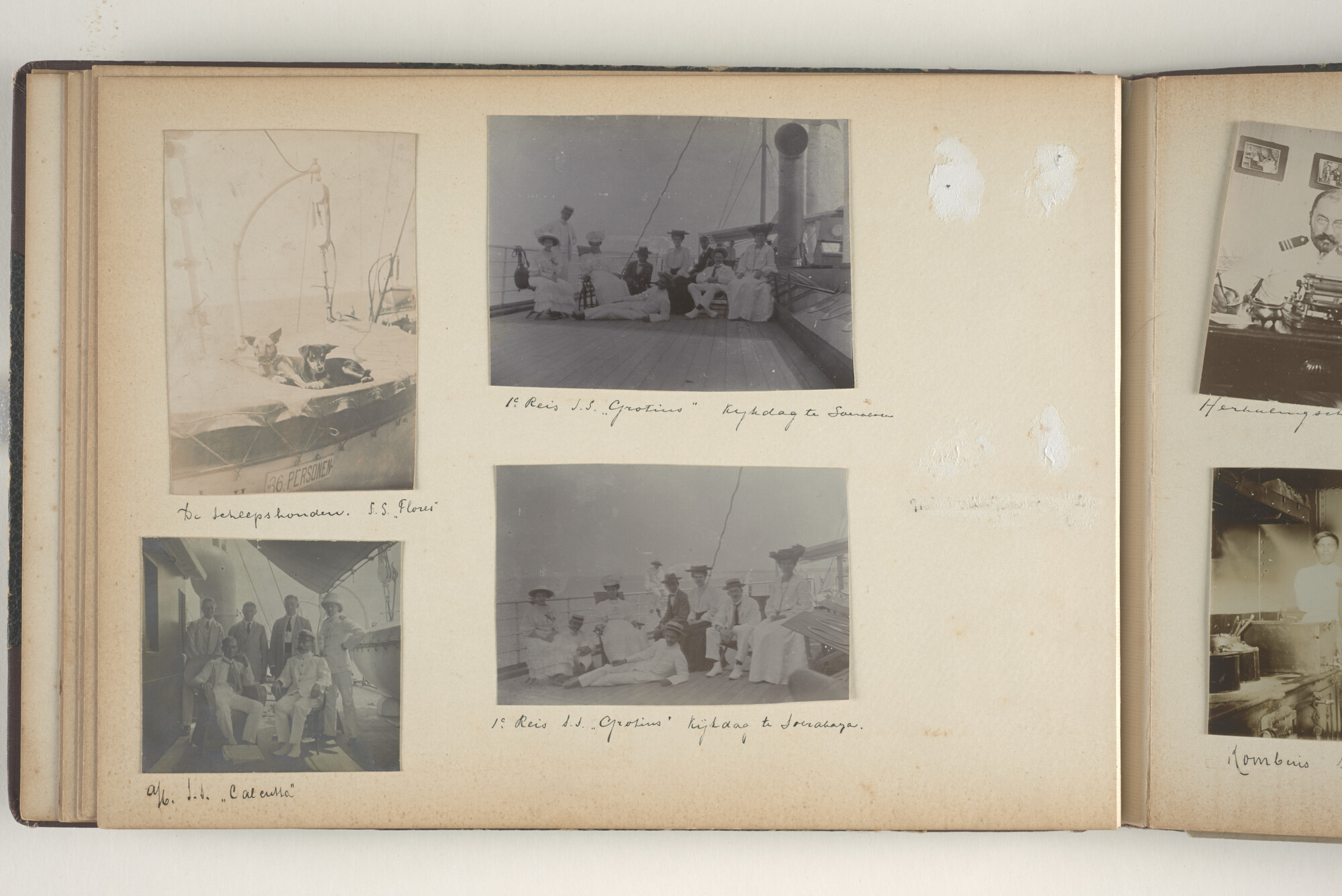 2014.0694; Fotoalbum van C.H.J. van Benthem Jutting met foto's van zijn reizen naar de Oost; fotoalbum