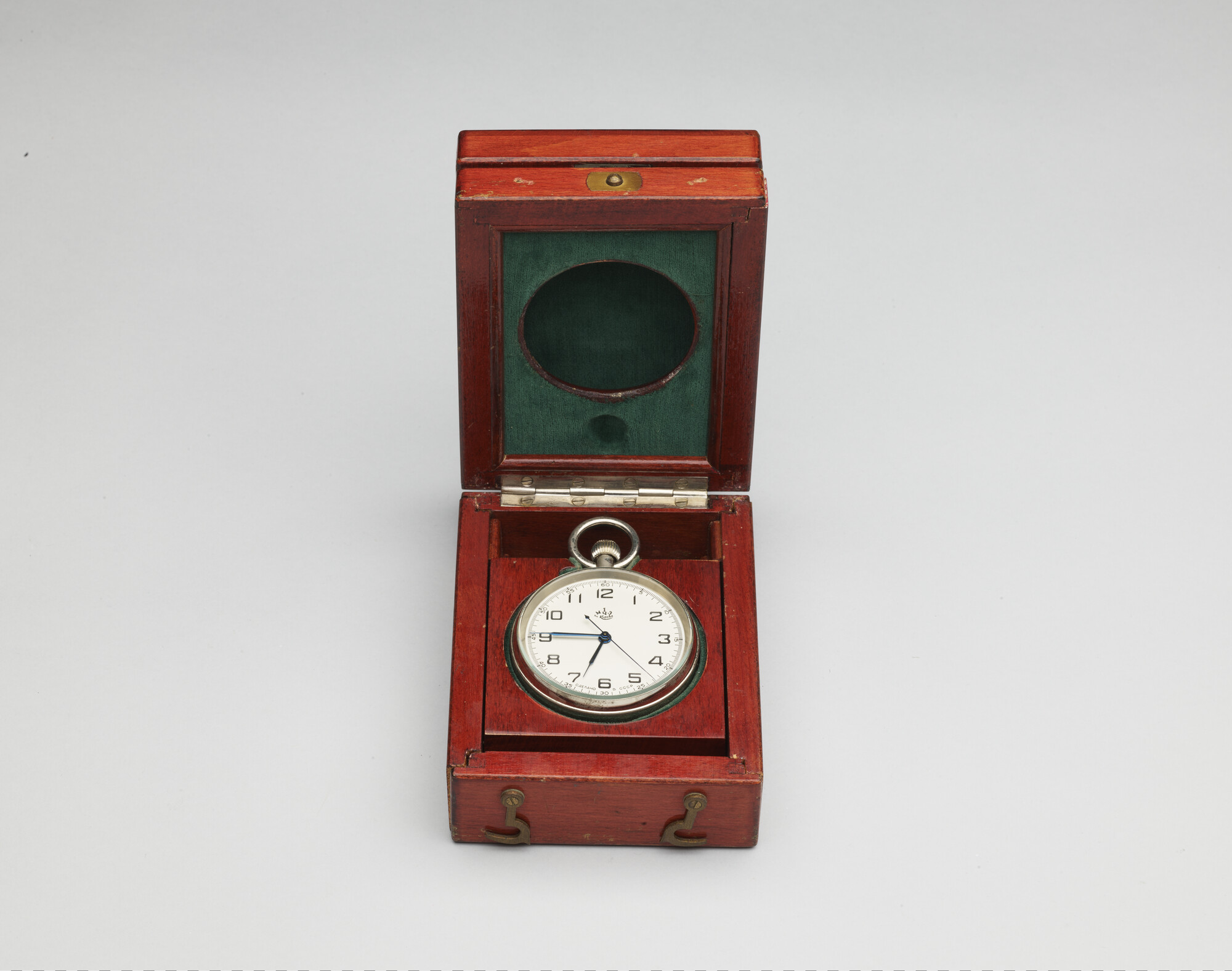 2005.2558; Chronometer zakhorloge in kistje; zakhorloge