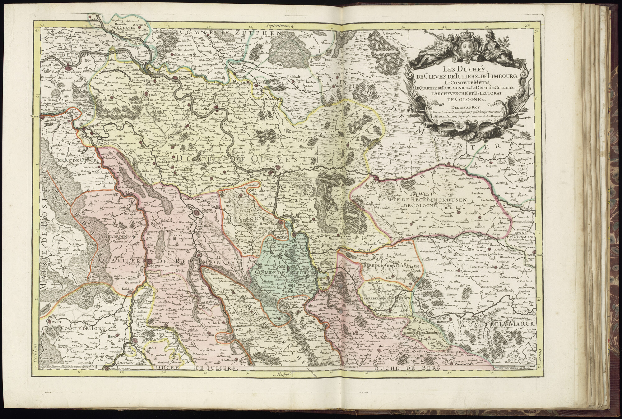 B.0032(028) [kaart 110]; Kaart van Oost-Nederland en West-Duitsland; kaart