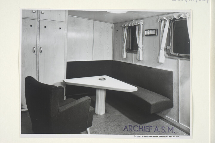 S.5219(12)0267; Interieurfotos genomen aan boord van het Noord-Ierse vrachtschip ms. Fair Head [...]; fotoreportage