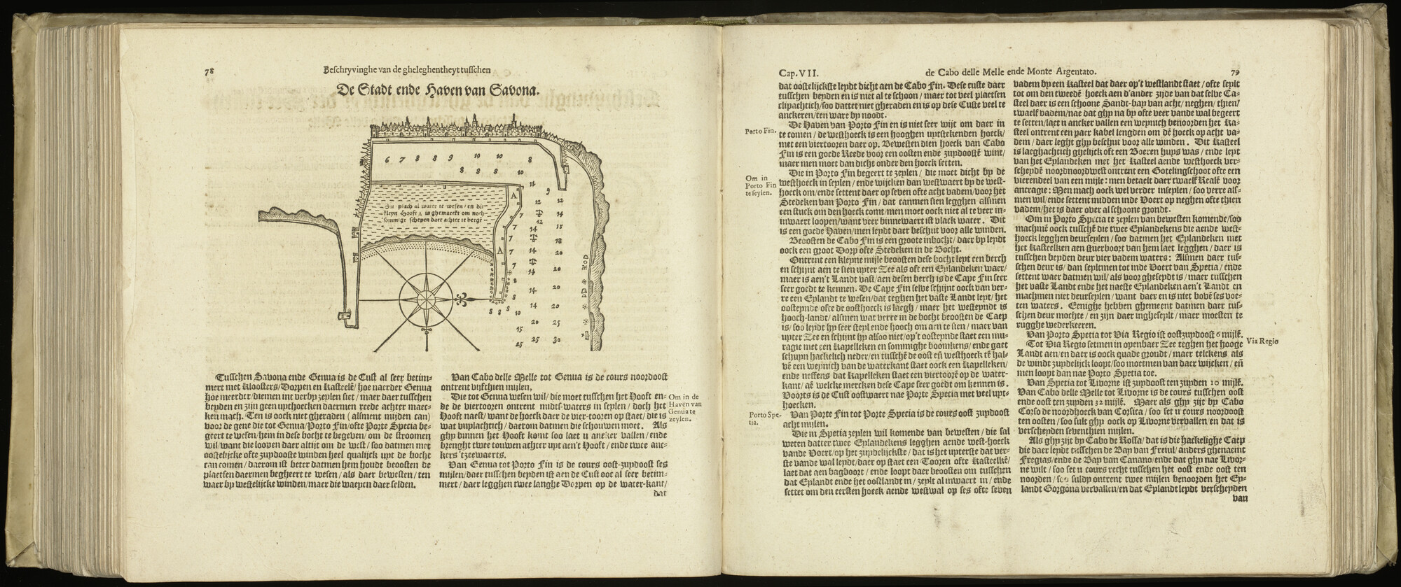 S.2856 [kaart 193]; Kaart van de haven van Savona; kaart