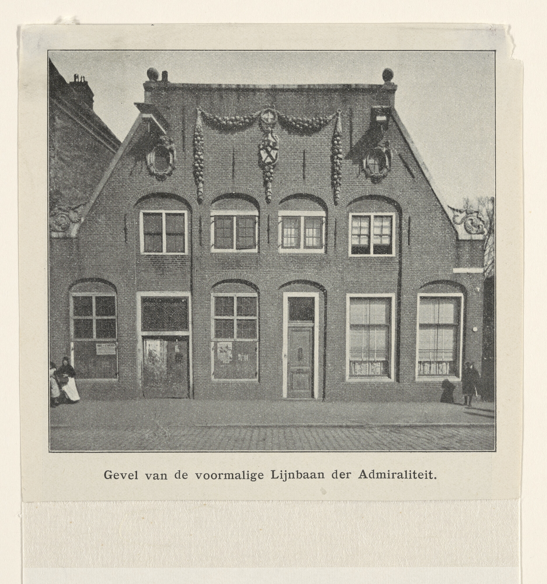 A.0482(02)7; Gevel van de voormalige Lijnbaan der Admiraliteit; foto